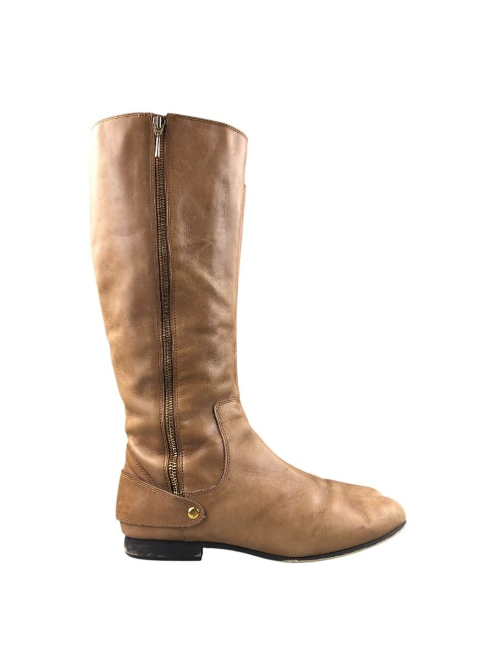 Clarks Women's Size 9M Tan Indigo Charlie  Leather Knee High Riding Boots FAIR